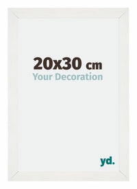 Mura MDF Fotokader 20x30cm Wit Geveegd Voorzijde Maat | Yourdecoration.be