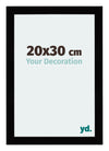 Mura MDF Fotokader 20x30cm Zwart Hoogglans Voorzijde Maat | Yourdecoration.be