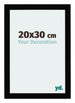 Mura MDF Fotokader 20x30cm Zwart Hoogglans Voorzijde Maat | Yourdecoration.be