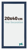 Mura MDF Fotokader 20x40cm Donkerblauw Geveegd Voorzijde Maat | Yourdecoration.be