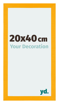 Mura MDF Fotokader 20x40cm Geel Voorzijde Maat | Yourdecoration.be