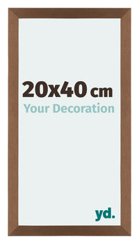 Mura MDF Fotokader 20x40cm Koper Decor Voorzijde Maat | Yourdecoration.be
