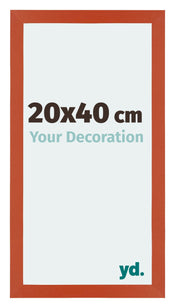 Mura MDF Fotokader 20x40cm Oranje Voorzijde Maat | Yourdecoration.be