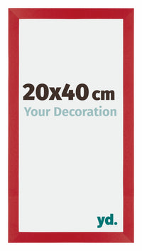 Mura MDF Fotokader 20x40cm Rood Voorzijde Maat | Yourdecoration.be