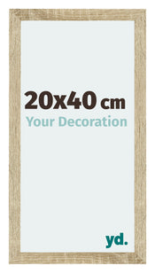 Mura MDF Fotokader 20x40cm Sonoma Eiken Voorzijde Maat | Yourdecoration.be