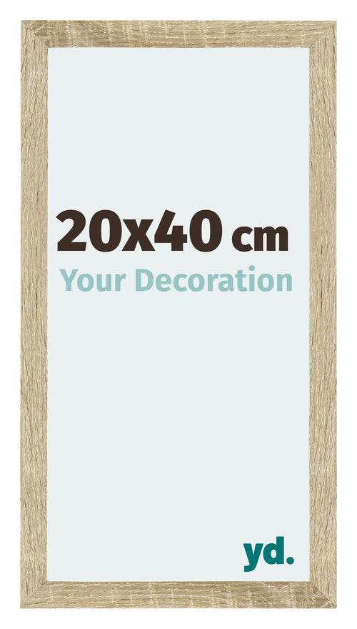 Mura MDF Fotokader 20x40cm Sonoma Eiken Voorzijde Maat | Yourdecoration.be