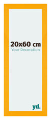 Mura MDF Fotokader 20x60cm Geel Voorzijde Maat | Yourdecoration.be