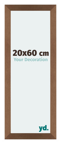 Mura MDF Fotokader 20x60cm Koper Decor Voorzijde Maat | Yourdecoration.be