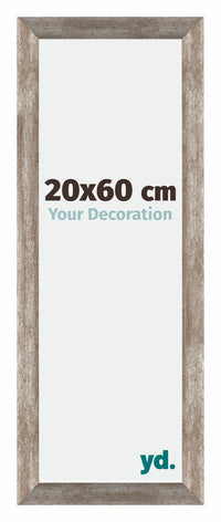 Mura MDF Fotokader 20x60cm Metaal Vintage Voorzijde Maat | Yourdecoration.be