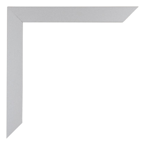 Mura MDF Fotokader 20x60cm Zilver Mat Detail Hoek | Yourdecoration.be