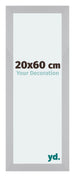 Mura MDF Fotokader 20x60cm Zilver Mat Voorzijde Maat | Yourdecoration.be