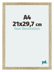 Mura MDF Fotokader 21x29 7cm A4 Sonoma Eiken Maat | Yourdecoration.be