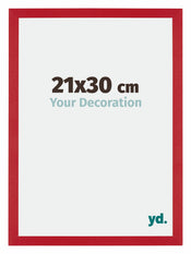 Mura MDF Fotokader 21x30cm Rood Voorzijde Maat | Yourdecoration.be