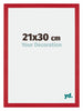 Mura MDF Fotokader 21x30cm Rood Voorzijde Maat | Yourdecoration.be