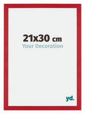 Mura MDF Fotokader 21x30cm Rood Voorzijde Maat | Yourdecoration.be