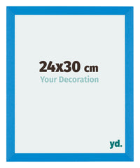 Mura MDF Fotokader 24x30cm Helder Blauw Voorzijde Maat | Yourdecoration.be