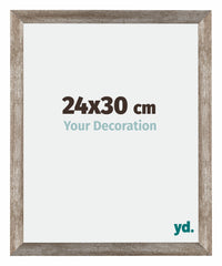 Mura MDF Fotokader 24x30cm Metaal Vintage Voorzijde Maat | Yourdecoration.be