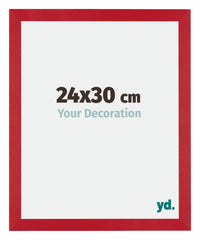 Mura MDF Fotokader 24x30cm Rood Voorzijde Maat | Yourdecoration.be