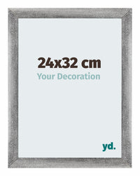 Mura MDF Fotokader 24x32cm Grijs Geveegd Voorzijde Maat | Yourdecoration.be