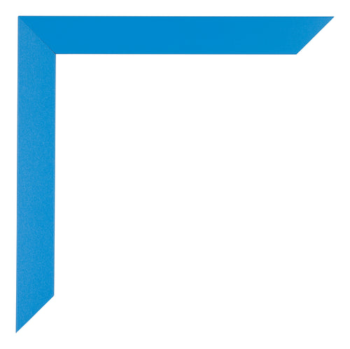 Mura MDF Fotokader 24x32cm Helder Blauw Detail Hoek | Yourdecoration.be