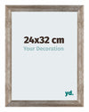 Mura MDF Fotokader 24x32cm Metaal Vintage Voorzijde Maat | Yourdecoration.be