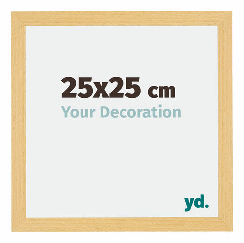 Mura MDF Fotokader 25x25cm Beuken Decor Voorzijde Maat | Yourdecoration.be