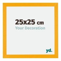 Mura MDF Fotokader 25x25cm Geel Voorzijde Maat | Yourdecoration.be