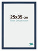 Mura MDF Fotokader 25x35cm Donkerblauw Geveegd Voorzijde Maat | Yourdecoration.be