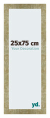 Mura MDF Fotokader 25x75cm Goud Antiek Voorzijde Maat | Yourdecoration.be
