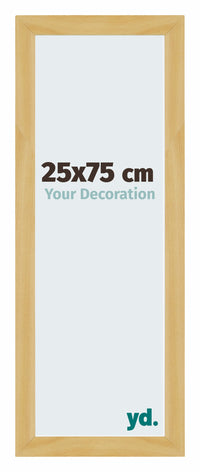 Mura MDF Fotokader 25x75cm Grenen Decor Voorzijde Maat | Yourdecoration.be
