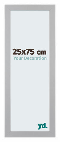 Mura MDF Fotokader 25x75cm Grijs Voorzijde Maat | Yourdecoration.be