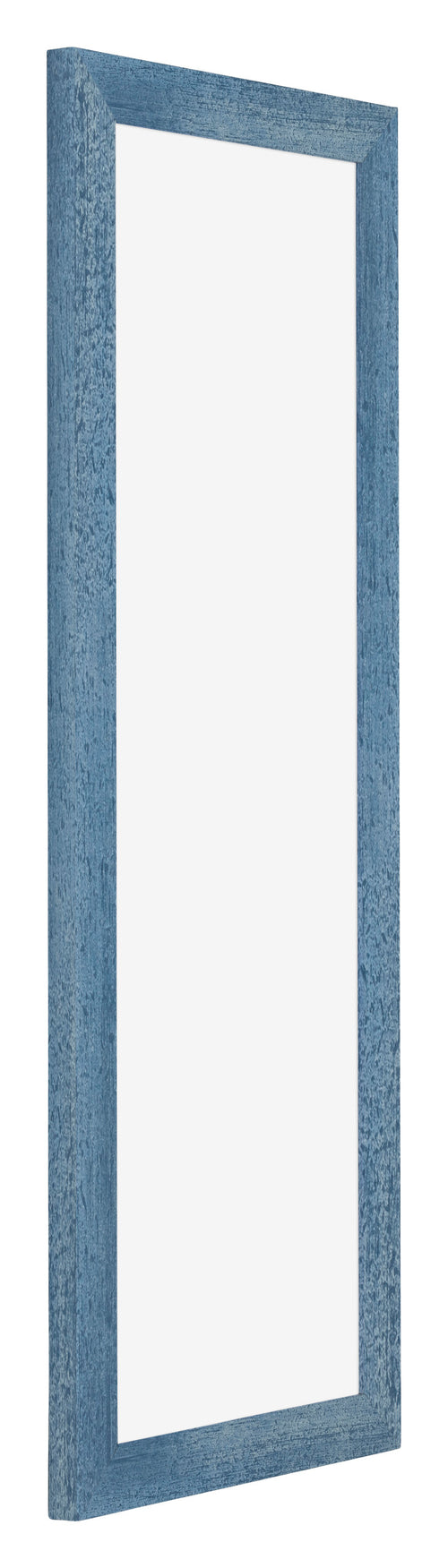 Mura MDF Fotokader 25x75cm Helder Blauw Geveegd Voorzijde Schuin | Yourdecoration.be