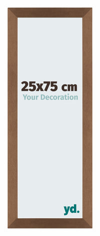 Mura MDF Fotokader 25x75cm Koper Decor Voorzijde Maat | Yourdecoration.be
