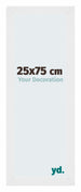 Mura MDF Fotokader 25x75cm Wit Hoogglans Voorzijde Maat | Yourdecoration.be