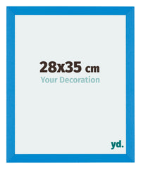 Mura MDF Fotokader 28x35cm Helder Blauw Voorzijde Maat | Yourdecoration.be