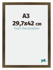 Mura MDF Fotokader 29 7x42cm A3 Brons Decor Maat | Yourdecoration.be