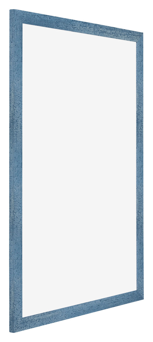 Mura MDF Fotokader 29 7x42cm A3 Helder Blauw Geveegd Voorzijde Schuin | Yourdecoration.be