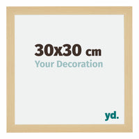 Mura MDF Fotokader 30x30cm Ahorn Decor Voorzijde Maat | Yourdecoration.be