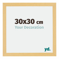 Mura MDF Fotokader 30x30cm Beuken Decor Voorzijde Maat | Yourdecoration.be