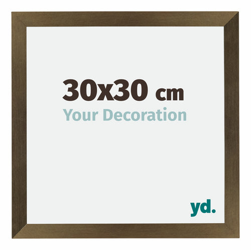 Mura MDF Fotokader 30x30cm Brons Decor Voorzijde Maat | Yourdecoration.be