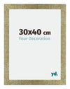 Mura MDF Fotokader 30x40cm Goud Antiek Voorzijde Maat | Yourdecoration.be