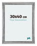 Mura MDF Fotokader 30x40cm Grijs Geveegd Voorzijde Maat | Yourdecoration.be