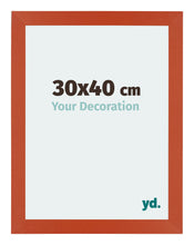 Mura MDF Fotokader 30x40cm Oranje Voorzijde Maat | Yourdecoration.be