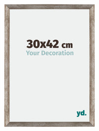 Mura MDF Fotokader 30x42cm Metaal Vintage Voorzijde Maat | Yourdecoration.be