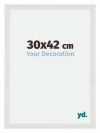 Mura MDF Fotokader 30x42cm Wit Mat Voorzijde Maat | Yourdecoration.be