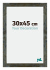 Mura MDF Fotokader 30x45cm Blauw Goud Gemeleerd Voorzijde Maat | Yourdecoration.be