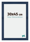Mura MDF Fotokader 30x45cm Donkerblauw Geveegd Voorzijde Maat | Yourdecoration.be
