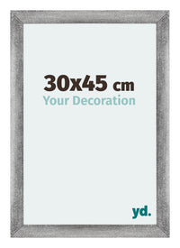 Mura MDF Fotokader 30x45cm Grijs Geveegd Voorzijde Maat | Yourdecoration.be