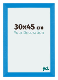 Mura MDF Fotokader 30x45cm Helder Blauw Voorzijde Maat | Yourdecoration.be