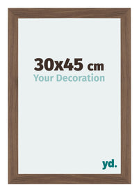 Mura MDF Fotokader 30x45cm Walnoot Donker Voorzijde Maat | Yourdecoration.be